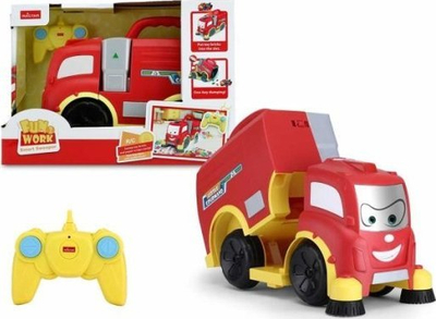 Kamion lodër me telekomandë Rastar Smart Sweeper, me thithje, për kalamaj 3+, i kuq