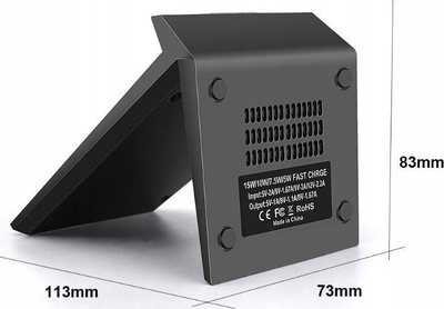 Karikues wireless Bounn Y18, 15W, USB Type C, i zi