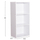 Raft muri Cubicon 38,5x23,5x80Hcm (HM9941.01), bardhë