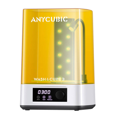 Pajisje larje dhe tharje ANYCUBIC Wash & Cure 3, për printer 3D me rrëshirë, UV, e verdhë