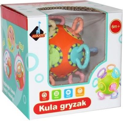 Lodër interaktive Turning Ball Askato, zhvillim motorik, për bebe 6m+