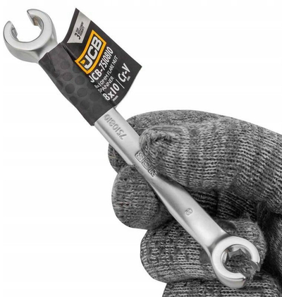 Çelës unazë JCB JCB 7510810, 8mm x 10mm, metalik