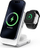 Karikues wireless Mobile Origin Qi2 CompactStand 3in1, MagSafe, palosës, i bardhë argjend