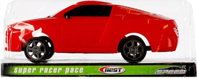 Lodër makinë garuese Mega Creative Racing Car, plastike, 28x8x14 cm, shumëngjyrëshe