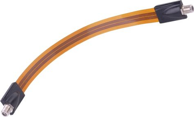 Adapter dritareje për kabllo RG6, lidhje F, profil i sheshtë, i bardhë