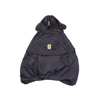 Mbulesë dimërore për mbajtëse Ergobaby All Weather Cover, rezistente ndaj shiut, me kapuç, ngjyrë charcoal