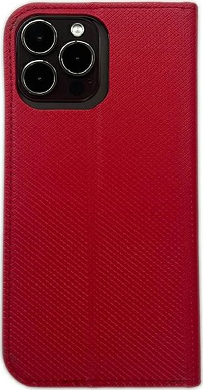 Futrollë Smart Magnet Book Case për Motorola Moto G73 5G, me kapak, e kuqe