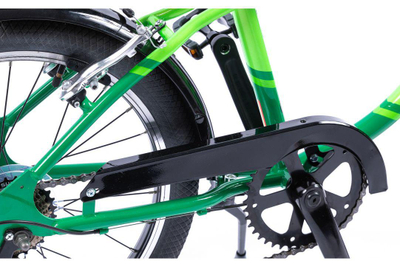 Biçikletë Pegas Strada Mini 7s, rrota 20", kornizë çeliku, e gjelbër