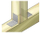 Këndore montimi Monroe Angle Bracket 100x100x80x2.5, set 50 copë, metalike, gri
