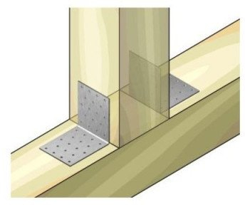 Këndore montimi Monroe Angle Bracket 100x100x80x2.5, set 50 copë, metalike, gri