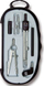 Set kompasi Lorenz Compass 207, 7 pjese, per vizatim teknik, i zi