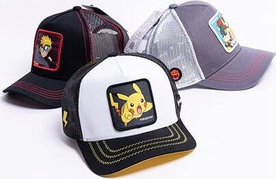 Kapele bejsbolli Capslab Freegun Pokemon Pikachu CL-PKM2-1-PIK5, me rrjetë, e zezë