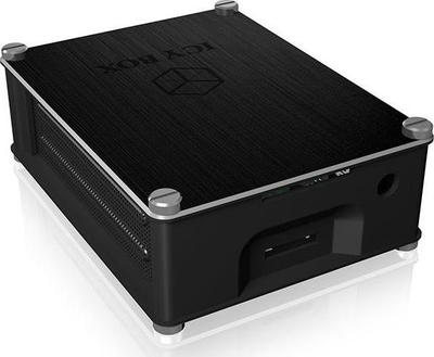 Kuti mbrojtëse ICY BOX IB-RP110, për Raspberry Pi 4 Model B, alumini, e zezë