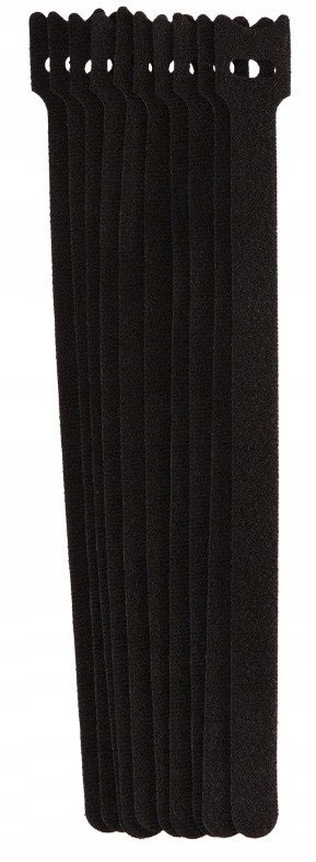 Shirit lidhës Velcro, 5m, 10mm, ngjyrë e zezë