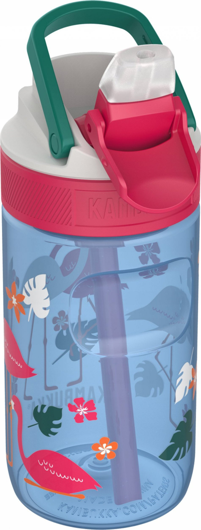 Shishe uji Kambukka Lagoon Blue Flamingo, 400 ml, blu