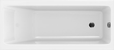 Правоаголна када Cersanit Crea S301-226, 170x75 cm, акрил, бела