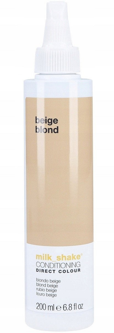 Balsam nuancues Milk Shake Direct Colour Beige Blond, për hidratim të fortë, 200ml