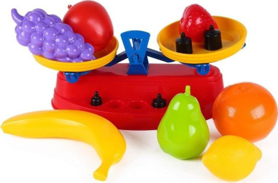 Set lodër Technok Scale and Fruits 6023, peshore me fruta, shumëngjyrësh