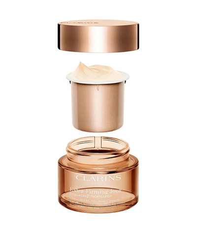 Refill për krem forcimi për të gjitha llojet e lëkurës Extra-Firming Jour Collagen Technology (Cream Refill) Clarins, 50 ml
