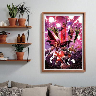Puzzle Clementoni Compact Justice League, 1000 pjesë, 50x70 cm, shumëngjyrësh
