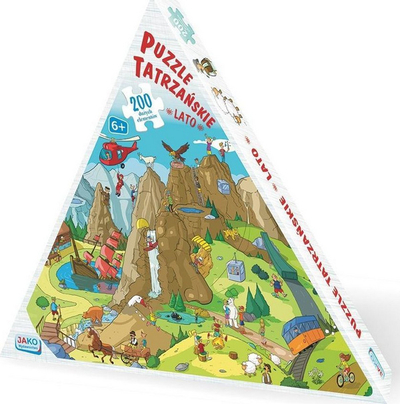 Puzzle me figura Tatra Mountains Summer, 200 copa, 60x40 cm, shumëngjyrësh