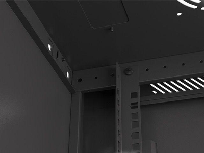 Kabinet për server Lanberg WF01-6409-10B, 19", i zi