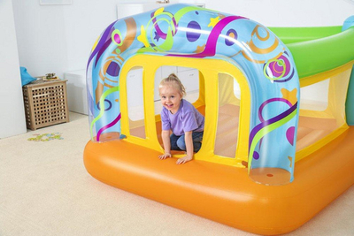 Trampolinë Bestway (52441), 175 x 173 x 130 cm, shumëngjyrëshe