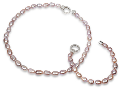 Set qafore dhe byzylyk JwL Luxury Pearls JL0137