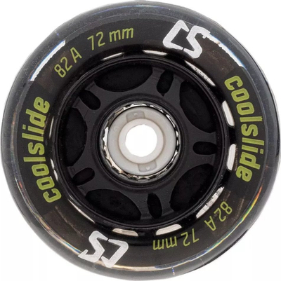 Rrota patinash LED Wheel 72, 72mm, 82A, me drita LED
