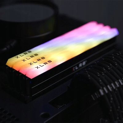 Memorie PNY XLR8 Gaming REV RGB, DDR4, 8 GB, 3200 MHz, CL16, MD8GD4320016VRGB-SI
