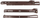 Set udhëzuesish sirtari Brown, metalikë, ngarkesë 18 kg, kafe