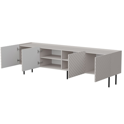 Kabinet TV Cama LUCCA 4D, 200cm, 4 dyer, cashmere