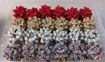 Rozeta dekorative JYWK R498, 6 cm, set me 48 copë, ngjyra të përziera