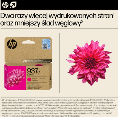Ngjyrë printeri HP 937e EvoMore, vjollcë