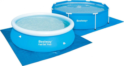 Tapet pishine Bestway 58000, 274 x 274 cm, i kaltër