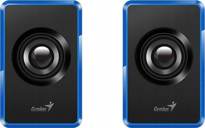 Altoparlantë kompaktë Genius SP U125, 2.0, USB, blu e zezë