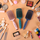 Furkë flokësh Ovia Hair Brush, qime natyrale, roze