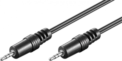 Kabllo audio Wentronic Goobay 50457, 2.5 mm stereo, 1.5 m, e zezë