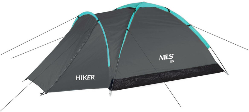 Çadër kampingu Nils Extreme NC6010 HIKER, për 2 persona, rezistente ndaj ujit, gri