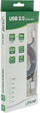 Kabllo USB InLine 31730I, USB A me microUSB, 3 m, e zezë