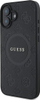 Këse telefoni Guess Saffiano Peony Classic Logo, MagSafe, për iPhone 16 6.1", e zezë