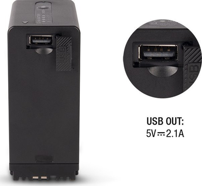 Батерија за камера Hahnel HL-A65 Pro, литиум-јонска, 14.4V 6800mAh, црна