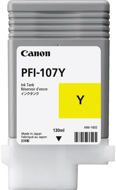 Ngjyrë për printer Canon PFI-107Y, e verdhë