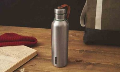 Shishe uji termike Black+Blum Insulated, 750 ml, çelik inox, blu oqeani