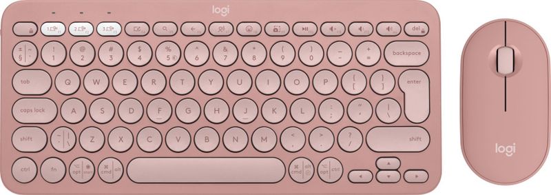 Set tastierë dhe maus Logitech Pebble 2 Combo, pa tela, Bluetooth, e zezë