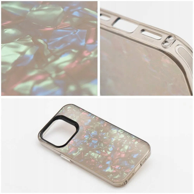 Këllëf telefoni OEM TUTTI FRUTTI për iPhone 16e, TPU PU, mbrojtës, i zi