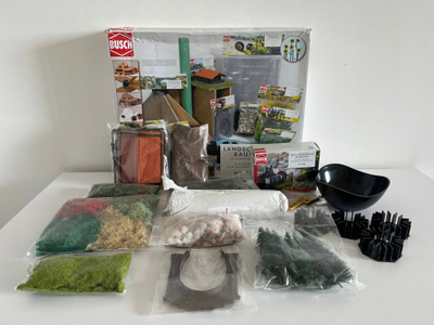 Set peizazhi model Busch 7188 Starter Set Landscape, shkallë HO, komplet fillestar
