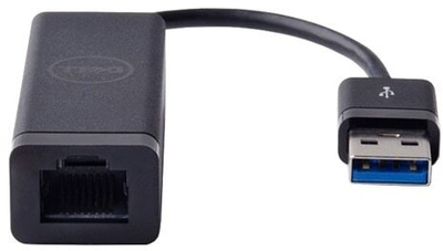 Adapter rrjeti Dell USB në RJ45, 10/100/1000 Mbps, i zi