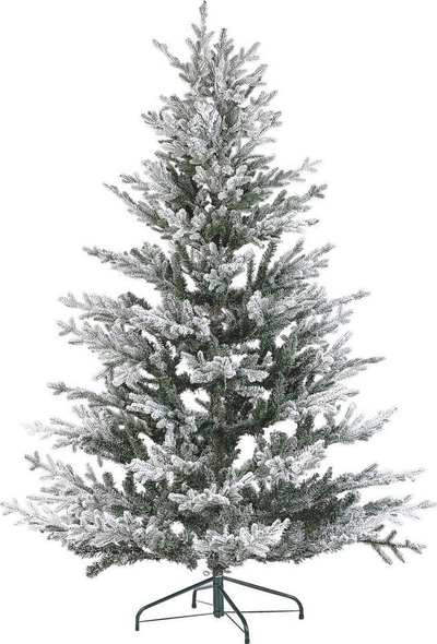 Pemë artificiale Krishtlindjeje BRISCO Snowy, 180 cm, me borë, e bardhë