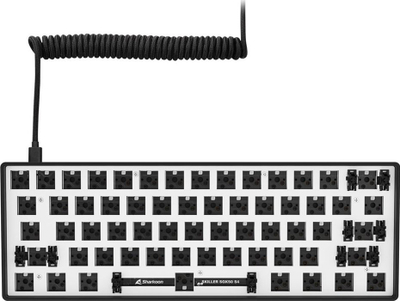 Barebone tastierë Sharkoon SKILLER SGK50 S4, 60%, RGB, e zezë